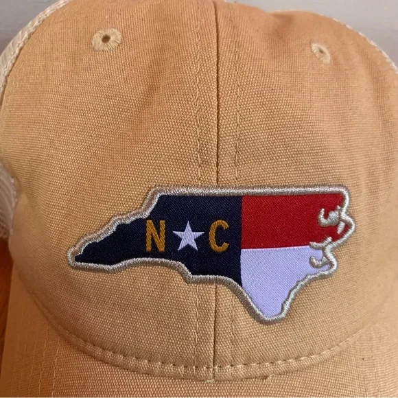 NWOT North Carolina State Flag Hat Trucker Hat Baseball Cap - Picture 2 of 7